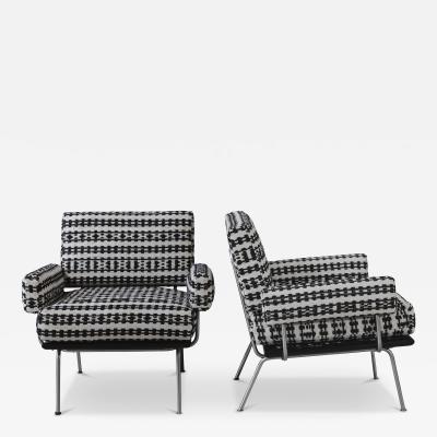 1960s pair of Italian armchairs
