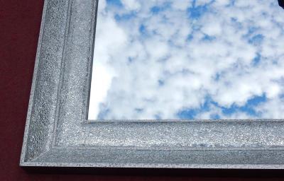 1970 80 Mirror Period Disco Inlaid With Shards Of Mirrors Rectangular Shape 204