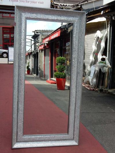 1970 80 Mirror Period Disco Inlaid With Shards Of Mirrors Rectangular Shape 204