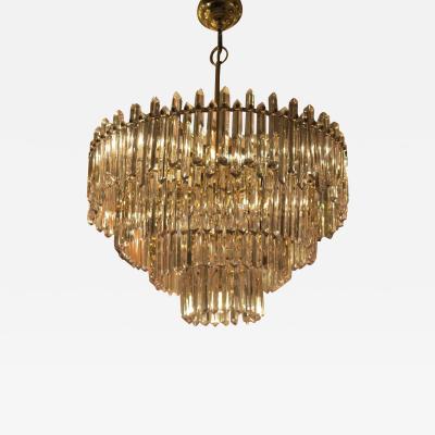 1970 Chandelier with 180 Kristals and 17 Bulbs