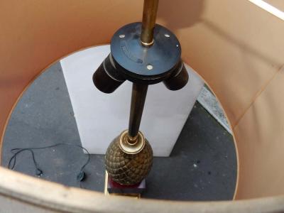 1970 Floor Lamp in the Style of Lancel with Pineapple