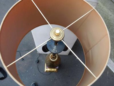 1970 Floor Lamp in the Style of Lancel with Pineapple