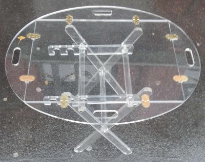 1970 Table of Marine Altuglass Has Adjustable Height