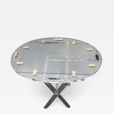 1970 Table of Marine Altuglass Has Adjustable Height