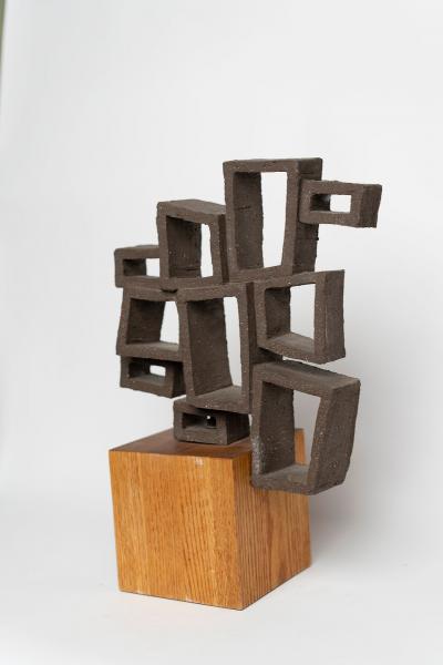 1970S ABSTRACT CERAMIC SCULPTURE