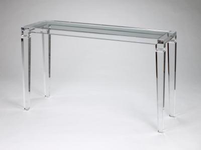1970S ITALIAN PERSPEX CONSOLE TABLE