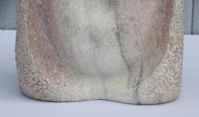 1970s Abstract Torso Granite Sculpture