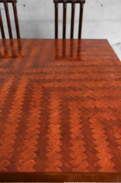 1970s Bamboo Dining set