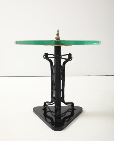 1970s Baroque Style Brass And iron Side Tables