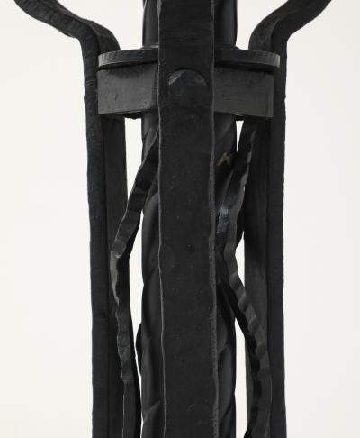 1970s Baroque Style Brass And iron Side Tables