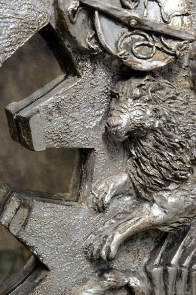 1970s Brutalist Zodiac Metallic Finish Mirror