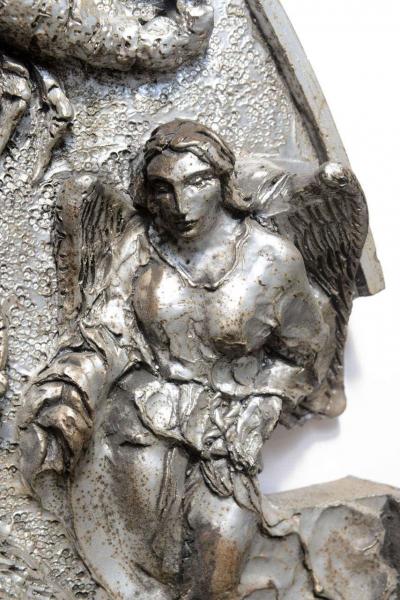 1970s Brutalist Zodiac Metallic Finish Mirror