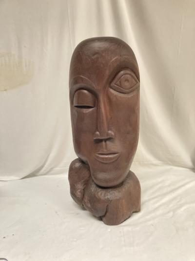 1970s Carved wood sculpture