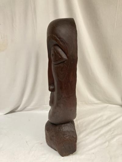 1970s Carved wood sculpture