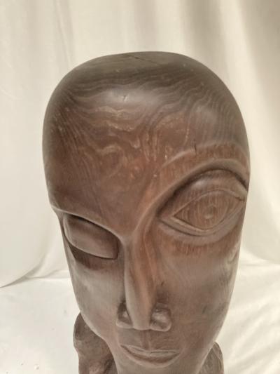 1970s Carved wood sculpture