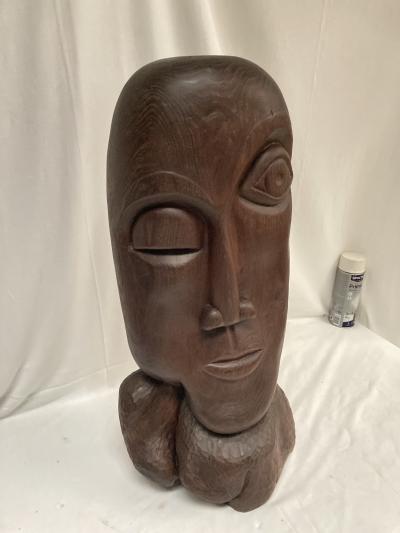 1970s Carved wood sculpture