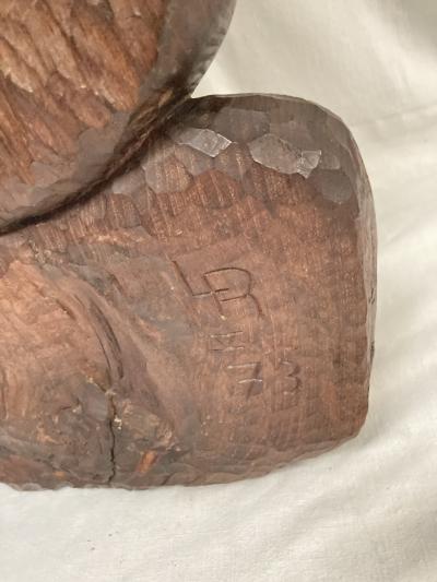 1970s Carved wood sculpture