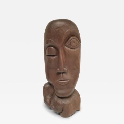 1970s Carved wood sculpture