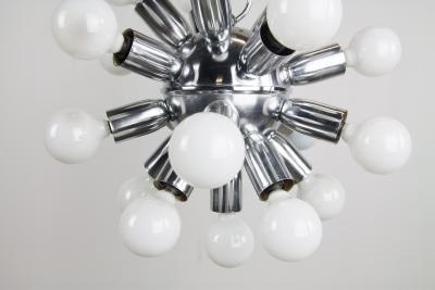 1970s Chrome Sputnik Chandelier