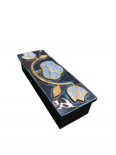 1970s D corative box by Mith Espelt