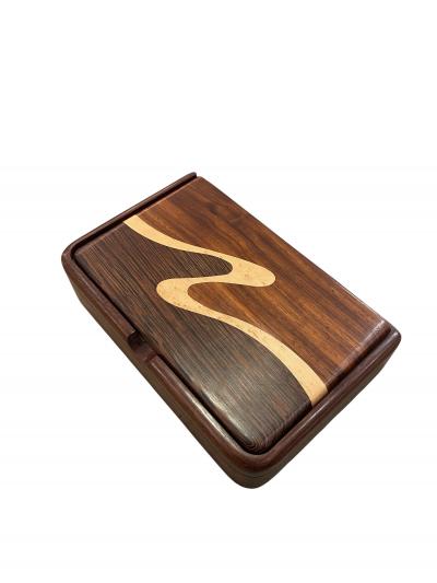 1970s Decorative marquetry box
