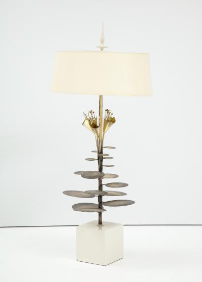1970s French Lily Pad Lamp