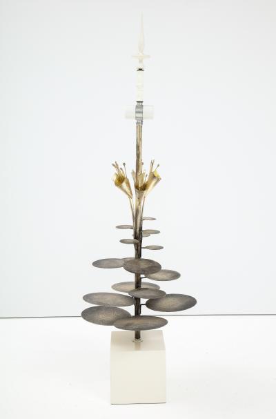1970s French Lily Pad Lamp