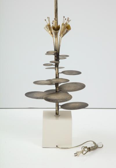 1970s French Lily Pad Lamp