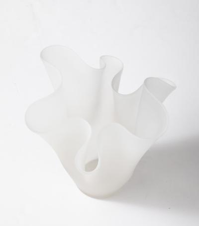 1970s Handkerchief Italian Modernist Vase