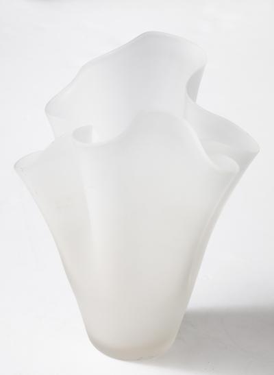 1970s Handkerchief Italian Modernist Vase