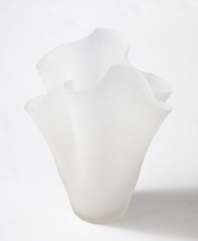 1970s Handkerchief Italian Modernist Vase