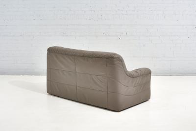 1970s Leather Settee