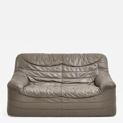 1970s Leather Settee
