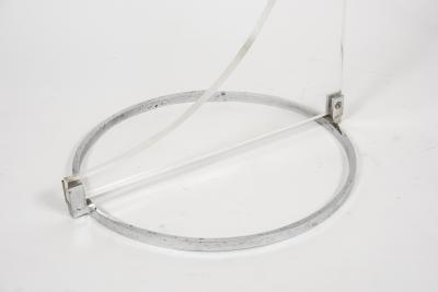 1970s Lucite and metal Space age floor lamp