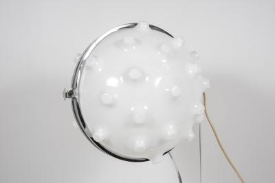1970s Lucite and metal Space age floor lamp