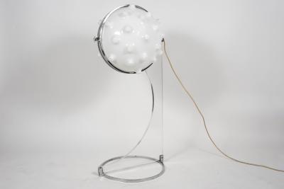1970s Lucite and metal Space age floor lamp