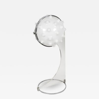 1970s Lucite and metal Space age floor lamp