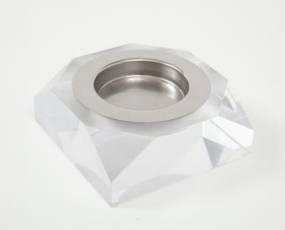 1970s Mid Century Modern Lucite Ashtray And Lighter Set