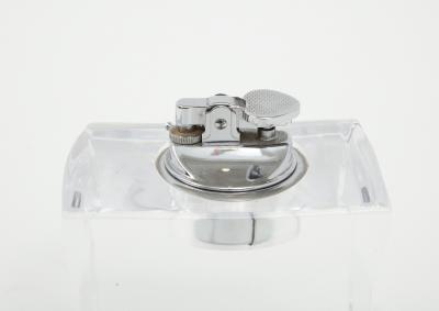 1970s Mid Century Modern Lucite Ashtray And Lighter Set
