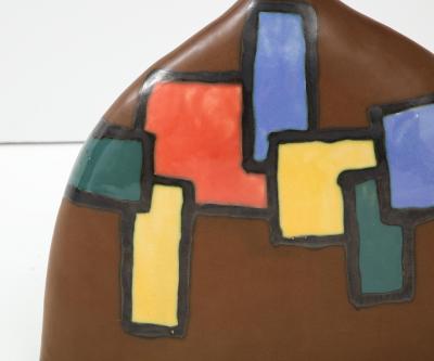 1970s Mid Century Modern Pottery Vase