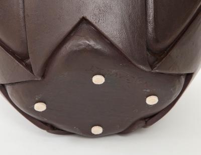 1970s Mid Century Modern Studio Made Brown Pottery Bowl