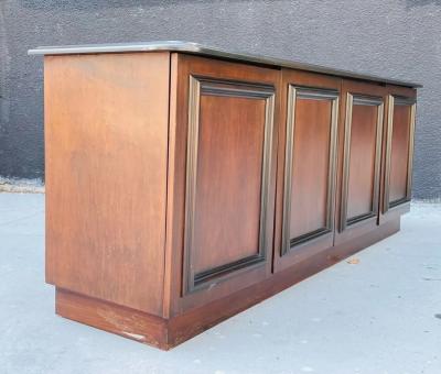 1970s Mid Century Modern Walnut Credenza Sideboard American Modern Design