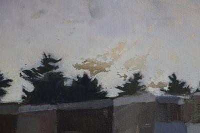 1970s Oil On Canvas Fire Island Pines Modern Painting
