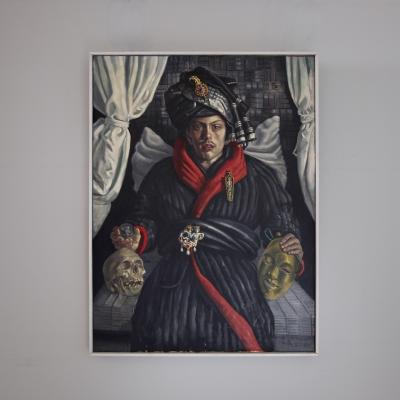 1970s Painting of Young Mystic England