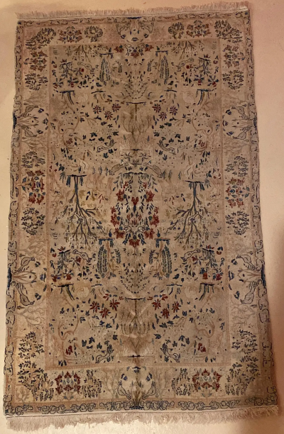 1970s Pakistani Wool Handwoven Carpet