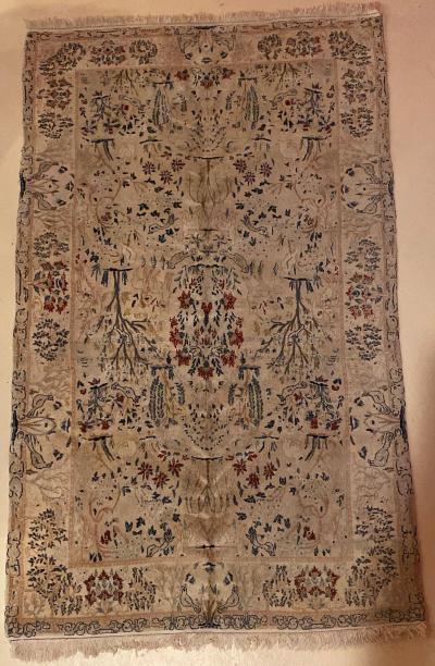 1970s Pakistani Wool Handwoven Carpet