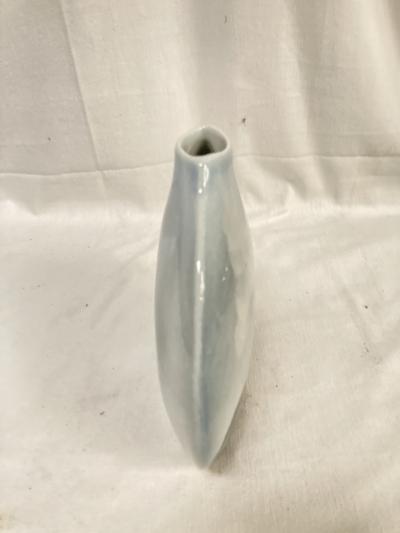 1970s Porcelain vase by Virebent