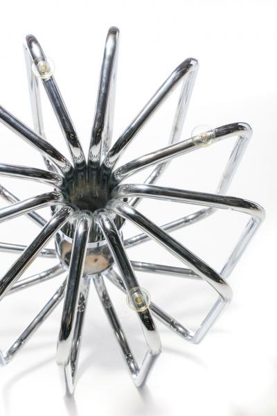 1970s Sculptural Chrome Dining Or Center Table