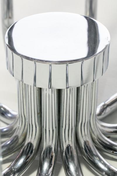 1970s Sculptural Chrome Dining Or Center Table
