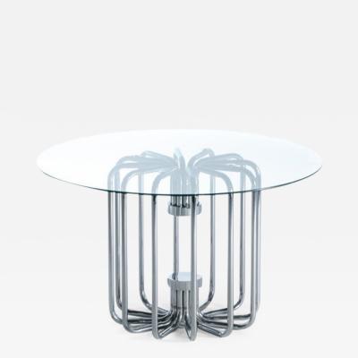 1970s Sculptural Chrome Dining Or Center Table